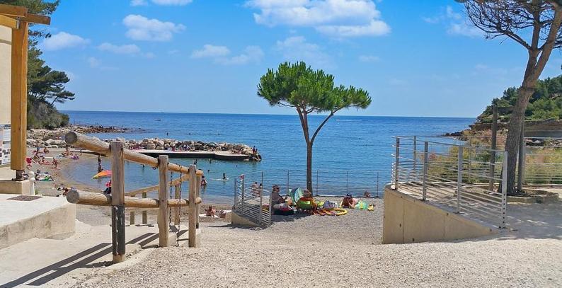 Grand Studio Terrasse De Standing, Pleine Vue Village Et Mer Carry-le-Rouet Exterior foto