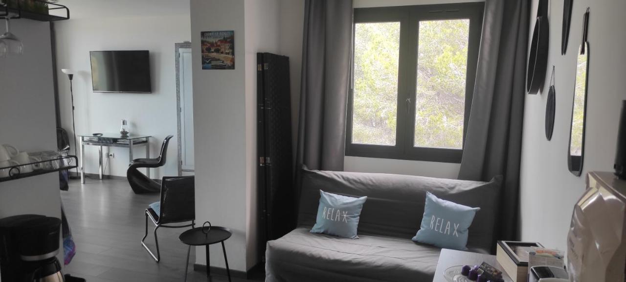 Grand Studio Terrasse De Standing, Pleine Vue Village Et Mer Carry-le-Rouet Exterior foto